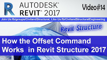 How to Use Offset Command in Revit Structure 2017 V#14