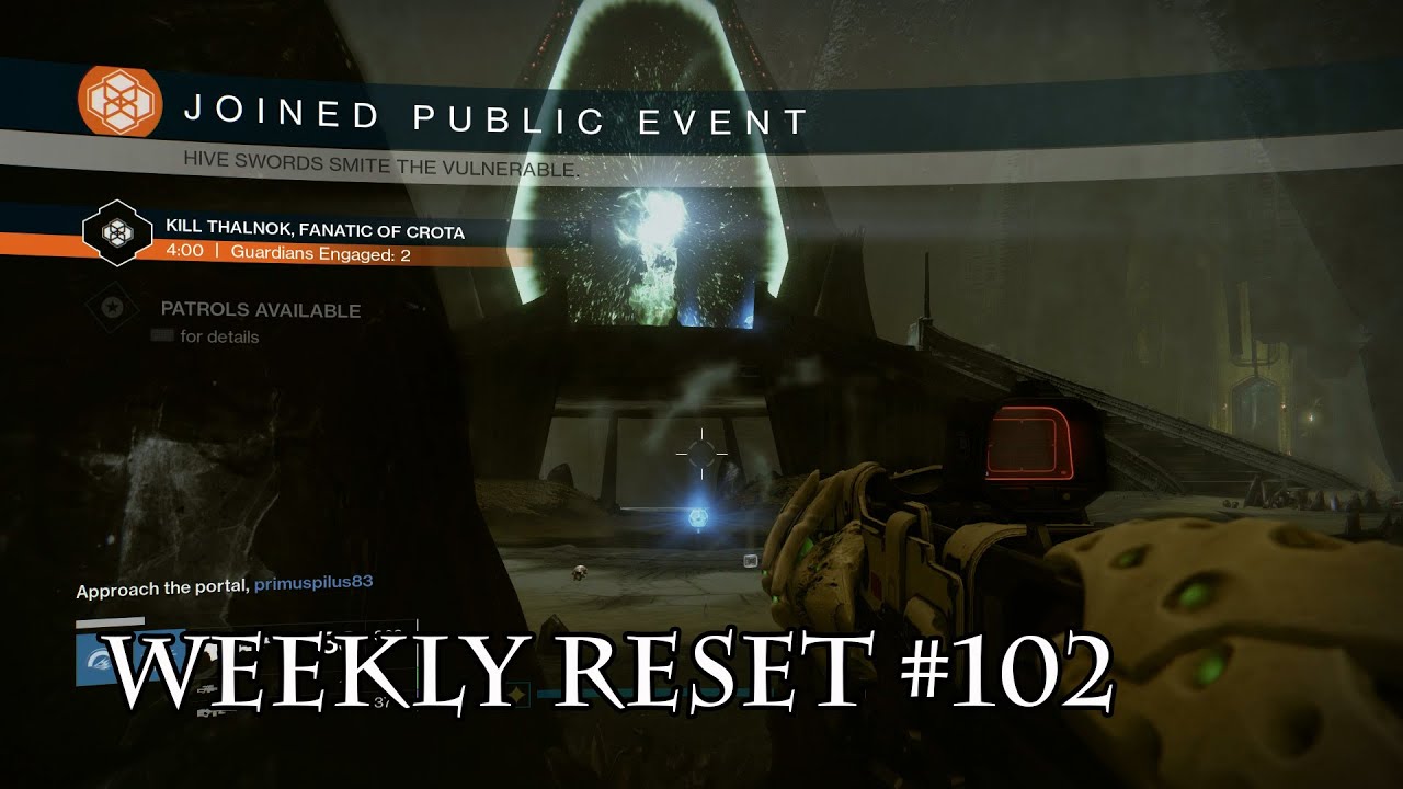 Destiny Weekly Reset 