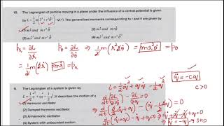 K-SET l Solved previous year question papers l Classical Mechanics l Part-1