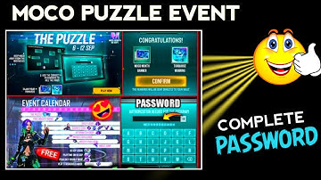 MOCO PUZZLE EVENT FREE FIRE FULL DETAILS | HOW TO CLAIM MOCO REBIRTH EVENT FREE REWARDS TAMIL