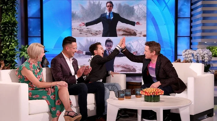 Robert Downey Jr. Meets Young Fan Whose Life Was C...