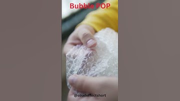 Thumbnail of Bubble POP sound effect #shorts