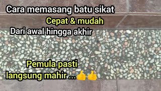 Pusat penghasil/jual batu KORAL.Profesi pemecah batu kali menjadi Batu Koral untuk cor... 