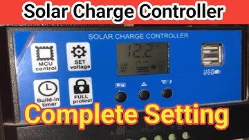 Solar Charge Controller Complete Settings in Urdu | Pak info | #solarchargecontroller