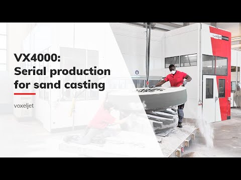 VX4000: The world's largest sand 3d printer