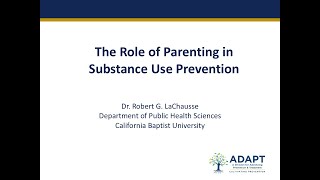 The Role of Parenting in Substance Use Prevention