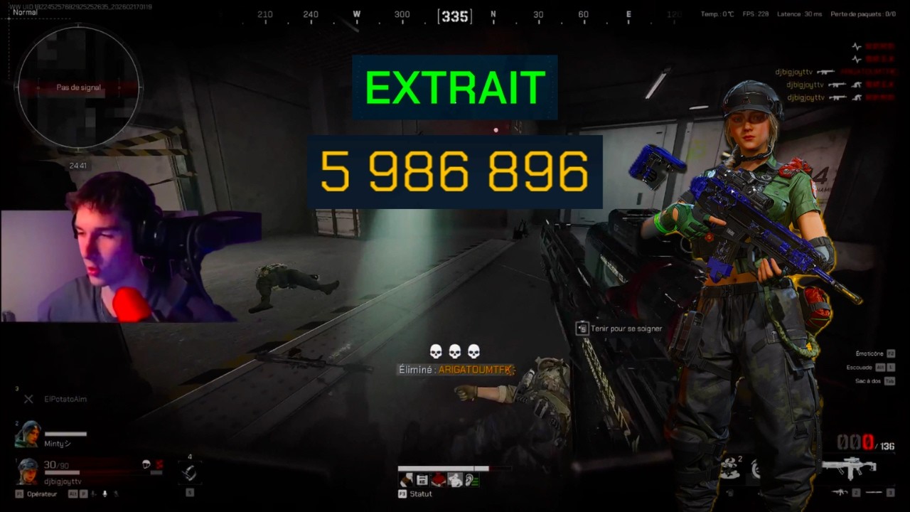 6Mil raid | big 1v3 | full RED | With MintyMonsterTV and Potato #deltaforce #red #twitch #1v3