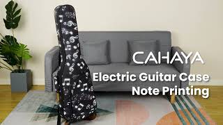 CAHAYA Electric Guitar Case Note Printing Soft Gig Bag screenshot 5