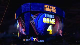 2026 NBA Finals Game 4 New York Knicks Starting Lineup Intro