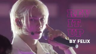 ' Rev It Up ' Felix solo performance  Stray kids 5 Star  Dome Tour In Osaka Day-2 ( 230910 ) Resimi