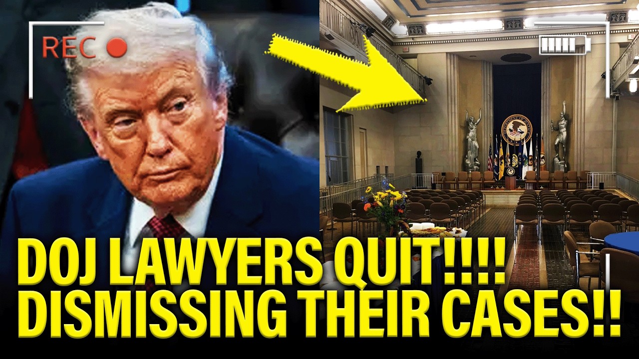 Trump PANICS as 9,000 DOJ Lawyers QUIT and DISMISS CASES!!!!