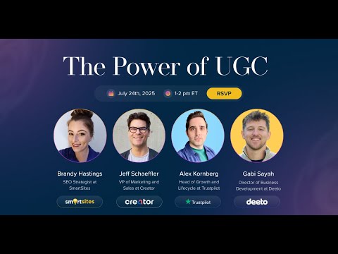 The Power of User Generated Content