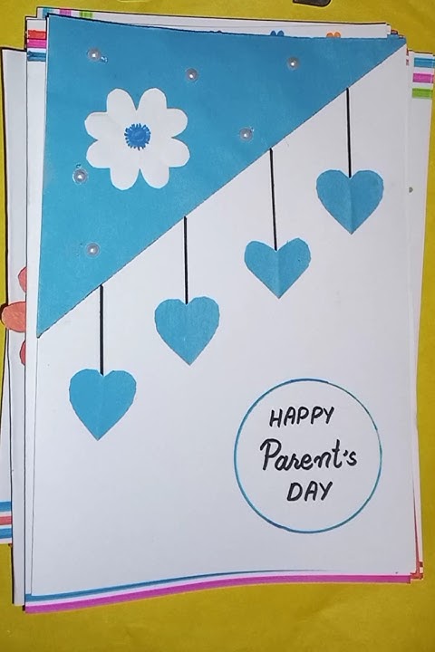 how to make parents day card easy