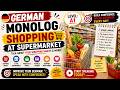 Easy German A1 Monologue | My Shopping Routine
