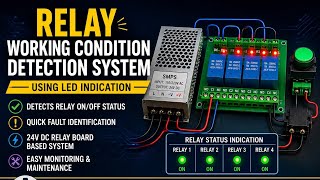 Relay Working Condition Detection System | Connections &amp; Working Explanation🔧