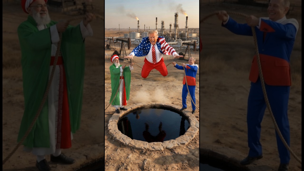 Trump Wanted to Land the Perfect Jump… It Failed Miserably 🤣 | AI Funny Parody