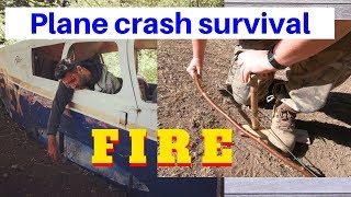 Plane crash survival - Primitive fire