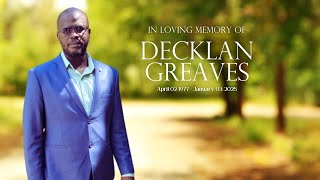 In loving memory of Decklan Greaves