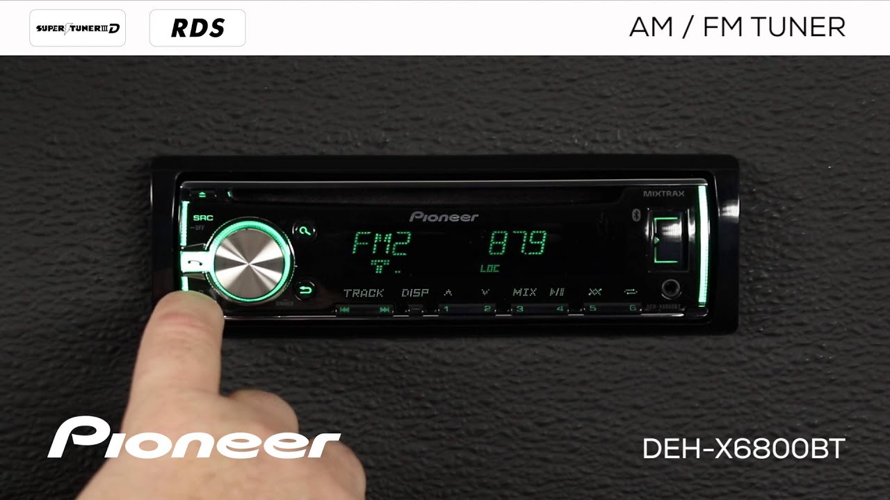 Sotel  Pioneer DEH-X6800DAB radio del coche DAB+ Tuner, Anschluss para  Lenkradmando a distancia