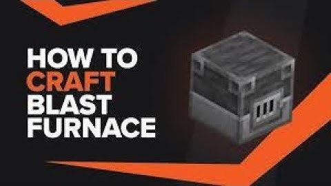 How-to make a blast furnace in Minecraft Bedrock edition 2025! (tutorial)