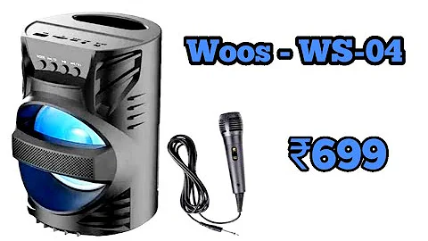 Woos WS 04 Bluetooth Speaker with Mic Review