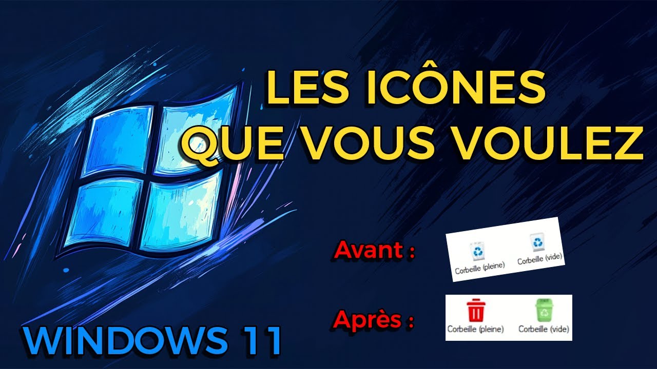 Comment changez les icônes Windows 11 (facile et rapide) ?