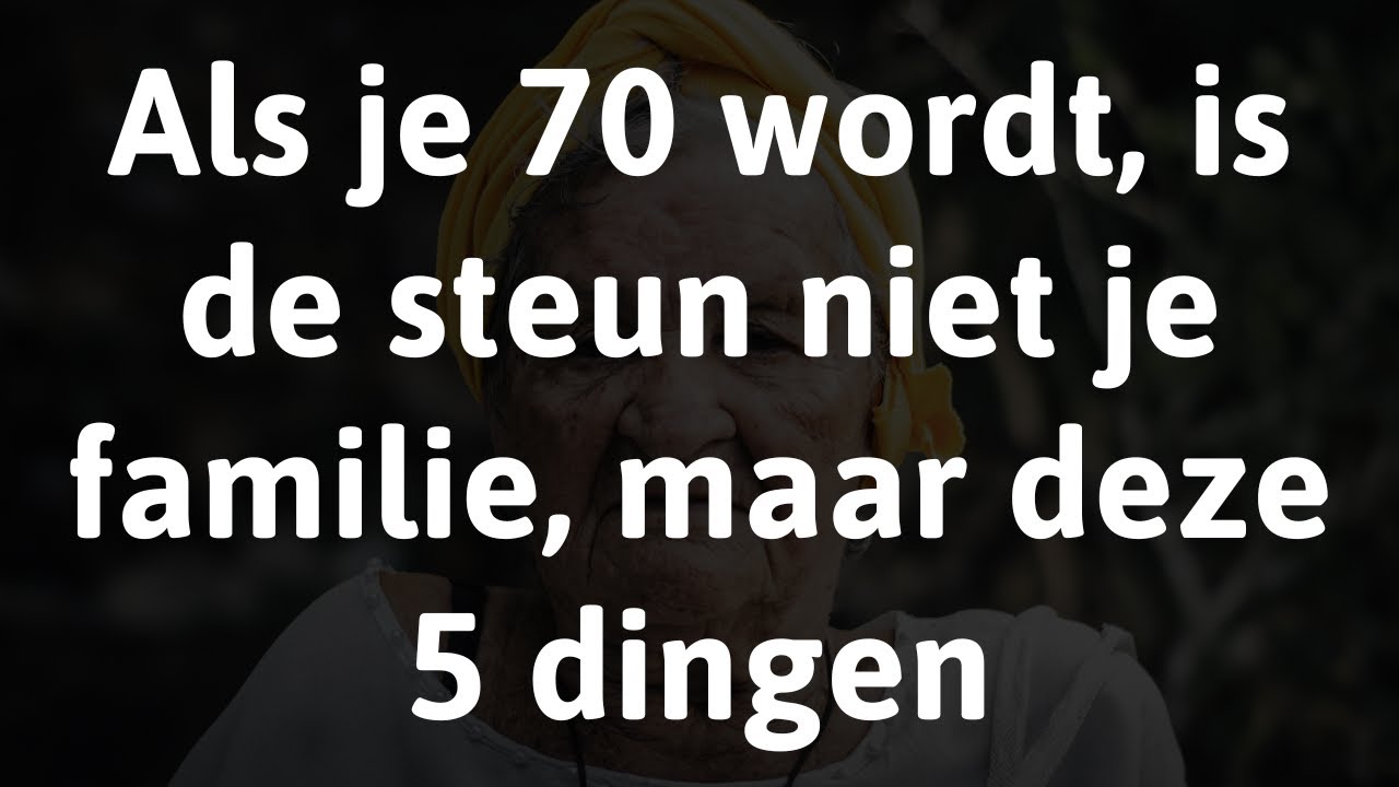 5 Dingen Waarop Senioren Zichzelf Moeten Vertrouwen Voor Geluk, Gezondheid en Vrede