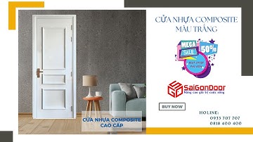 ☘️ Cửa Nhựa Composite Tân Cổ Điển Phào Chỉ Nổi