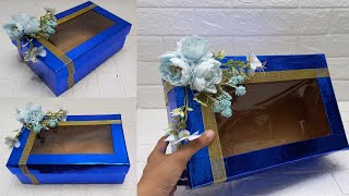 Mudah &amp; Murah Membuat Kotak Hantaran Pernikahan atau Kotak Hampers Dari Kotak Sepatu Bekas