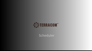 Scheduler | TERRACOM