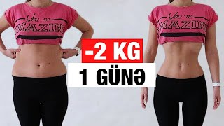 EV ŞƏRAİTİNDƏ ARIQLAMAQ ÜÇÜN 5 SADƏ İDMAN HƏRƏKƏTİ! 1 GÜNƏ  2 KG! Resimi