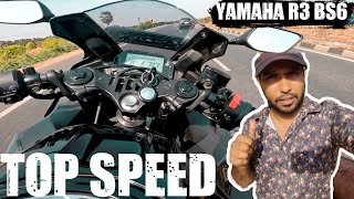 Yamaha R3 Bs6 Top Speed Test - English | #yamahar3