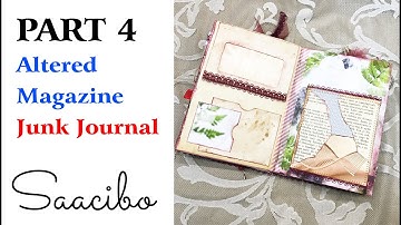 Pt 4 - Altered Magazine Junk Journal - Pages & Pockets #alteredbooks