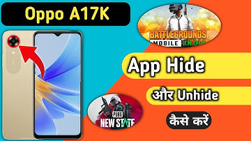 How to hide apps in Oppo a17k/Oppo a17k me app hide kaise kare/Oppo app hide setting