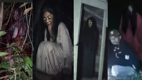 10 PENAMPAKAN HANTU PALING MENYERAMKAN KUNTILANAK DAN POCONG | PENAMPAKAN TERSERAM DAN TERJELAS