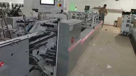 GL-650PF-A #foldergluer #machine for #cardboard #medicine #cosmetics #box #prefolding