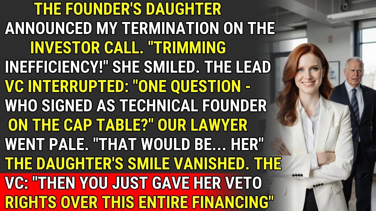 They Fired Me Live on an Investor Call — I Played My Veto Card ♟️