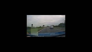Inner Lane To Exit At Last Second. UK Bad Drivers, Road Rage, observations.
