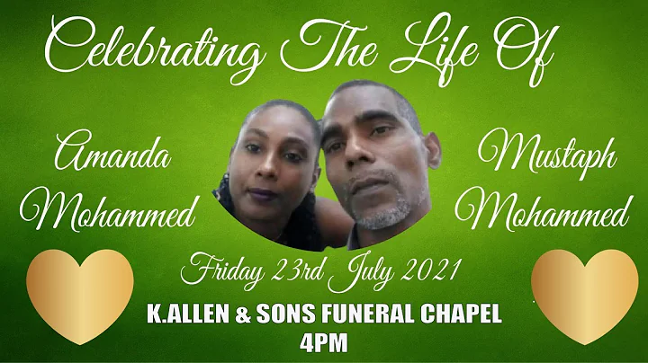 The Funeral Service Of Amanda & Mustaph Mohammed
