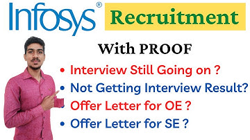 Infosys Interview Mail | Infosys Offer Letter for OE/SE Role | Infosys Interview Result Update