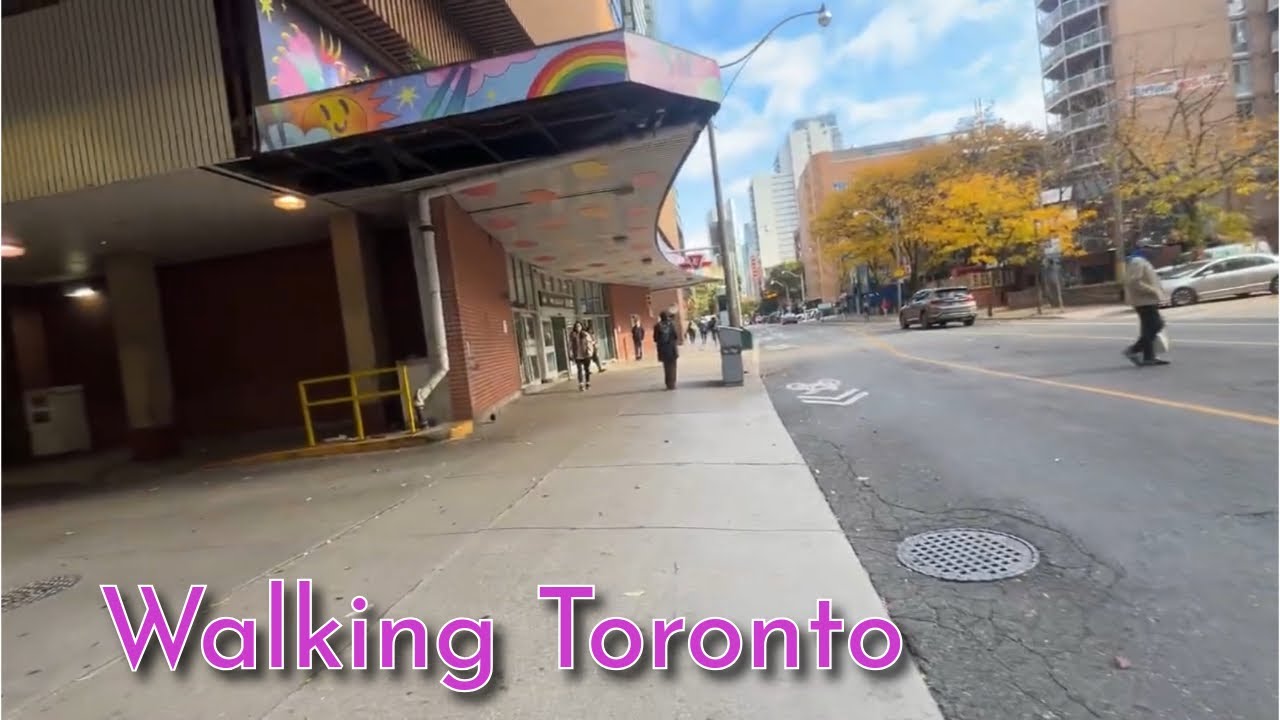 Walking Wellesley Street East in Downtown Toronto 10/29/2025