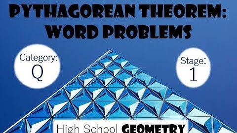 Pythagorean Theorem Word Problems