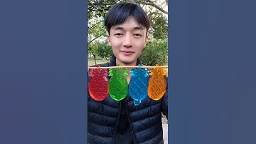 Rainbow Pineapple Jelly Candy🍍🍭   ~ Part-2 | #shorts #tiktok