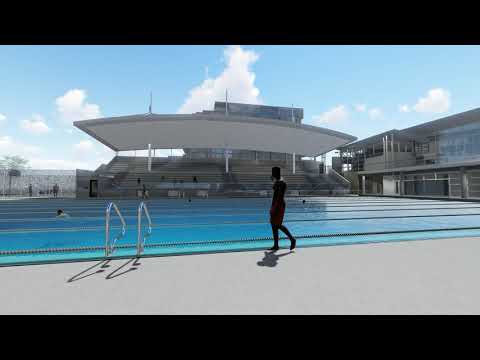 Fly Through Animation of Lane Cove's New Outdoor Pool