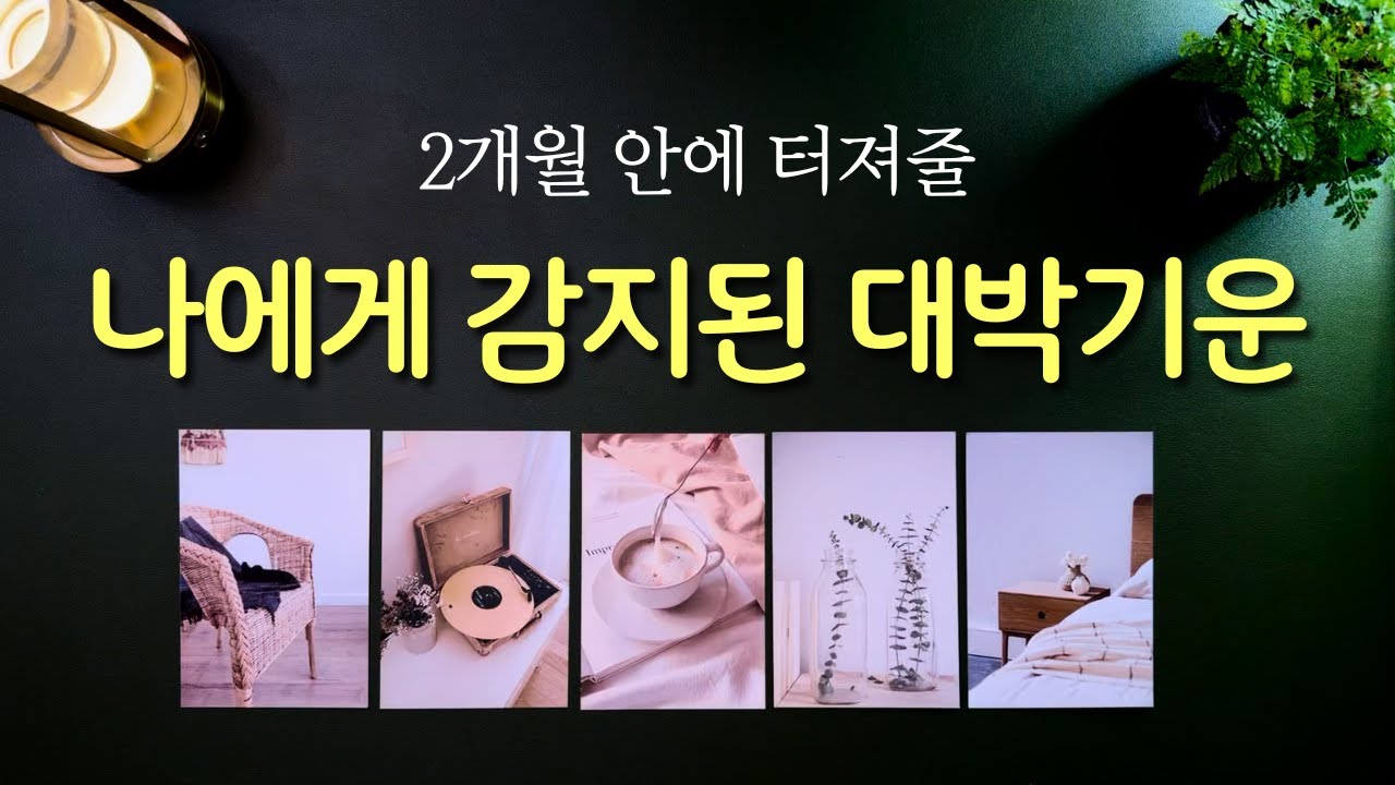 [타로] 나에게 감지된 대박기운 🎁2개월 안에 이 기운이 터져 줍니다.
