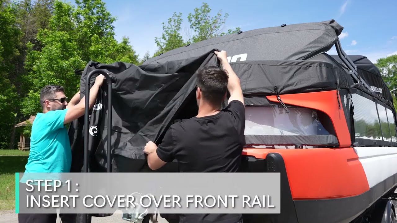 How To Install A Front Trailering Cover On Your SeaDoo Switch YouTube