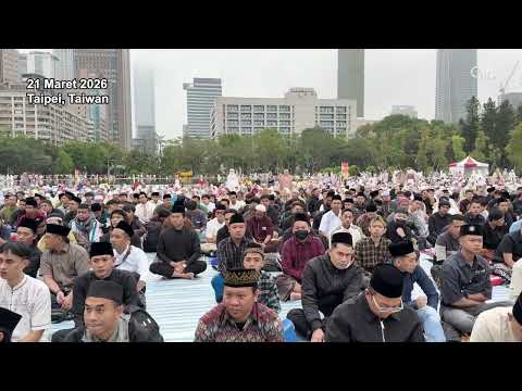 Salat Idulfitri di Taipei Digelar 3 Sesi dan Dihadiri 30.000 Jemaah Lebih
