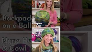 How to Use a Firm, Rigid Item as a Temporary Resist in Wet Felting #livingfelt