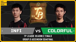 WC3 - [RDM] Infi vs Colorful [NE] - Ascension Semifinal - TP League Season 2 Finals