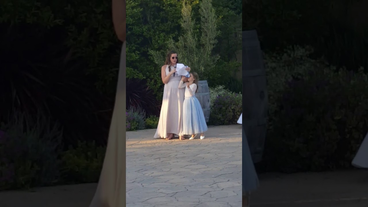 ⁣Angela's Maid of Honor Speech for Aimee's Wedding